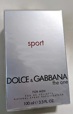 D&G Dolce & Gabbana The One For Men Sport Eau De Toilette 100ml / 3.3oz Spray • $209.90