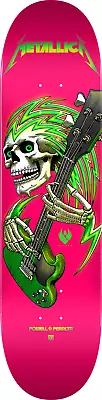 Powell Peralta X Metallica Hot Pink 8  Flight Skateboard Deck • $99.95