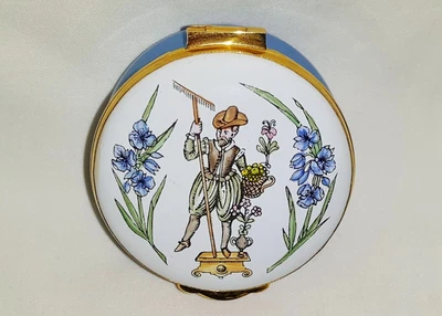 $30 • Buy Crummles English Enamels Trinket Box ~ John Tradescant, Gardener To Robert Cecil