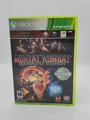 Mortal Kombat Komplete Edition (Microsoft Xbox 360)  Original Complete Tested • $22