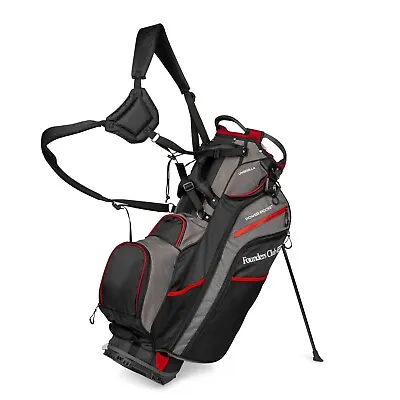 Founders Club Golf Hybrid Stand Bag Walking Or Cart 14 Way Full Length Dividers • $169