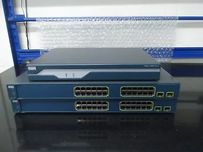 Cisco CCNA  LAB KIT 1 X 1841 + 2 X WS-C3560-24PS-S  • $94.72