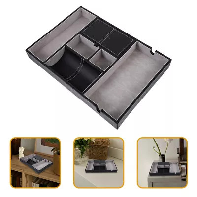 Phone Storage Organizer Case Vanity Tray For Men Dresser Man Cell • £26.45