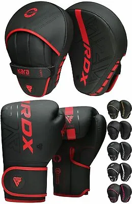 Boxing Gloves Focus Mitts By RDX Muay Thai Pads Boxing Mitts MMA Focus Pads • $53.99