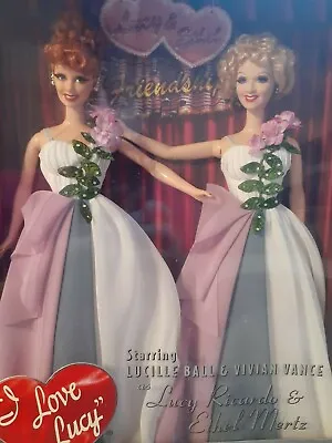 Barbie I Love Lucy Lucille Ball Ethel Vivian Vance Dolls The Same Dress 2002 • $60