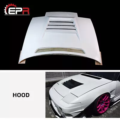 For Nissan 180SX Silvia DM-Style FRP Unpainted Front Vented Hood Bonnet BodyKits • $3389.90