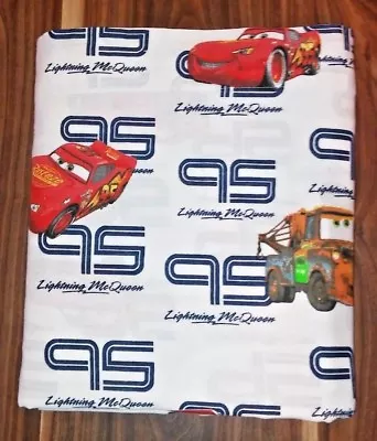 Disney Cars Twin Flat Sheet Lightning Mcqueen Multi-color   • $19.99