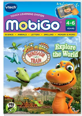 Vtech Mobigo Touch Learning  Dinosaur Train Explore World  4-6 Years  New I Case • $19.99