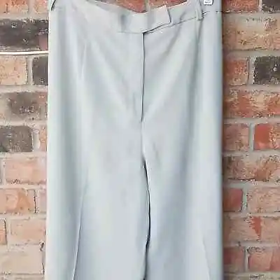 Amanda Smith Career Pants Slacks Sz 22W Beige Straight Leg Flat Front Pockets • $21.99