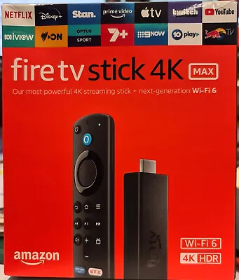 Amazon Fire TV Stick 4K Max WiFi 6 Compatible Brand New Unopened • $95