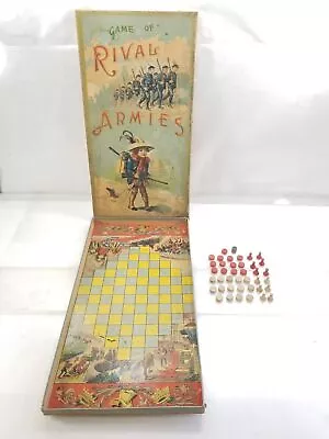 Antique Mcloughlin Bros. Game Of Rival Armies Playtime Series 1903 - Orig Box #7 • $103.32