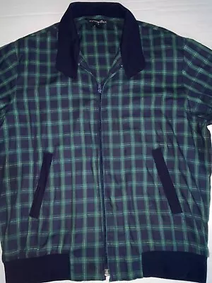 Alligator Tailored In Japan Vintage Plaid Golf Racing Cafe Jacket Rare Large Men • $48