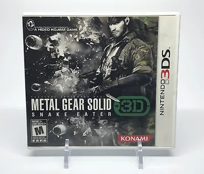 Metal Gear Solid 3D Snake Eater - Nintendo 3DS - Complete CIB - Tested Working • $94.99