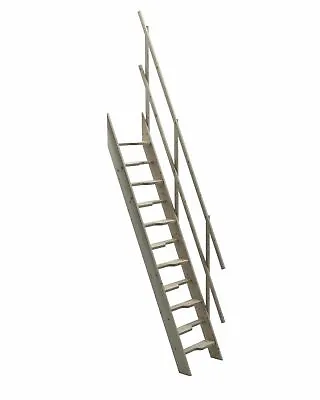 £159.95 • Buy Wooden Staircase Kit Loft Attic Stairs Ladder Space Saver 600mm Paddle Steps 67°