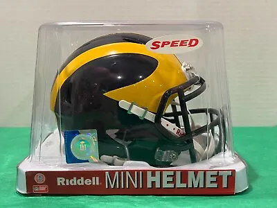 Michigan Wolverines - NCAA Riddell Speed Mini Helmet - 3002075 - 2015 Ultra Rare • $89.99