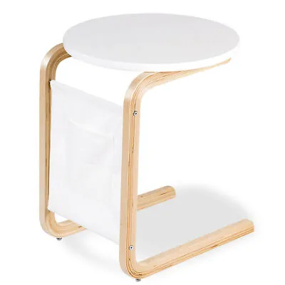 Sofa Side End Table  C Shaped Laptop Holder Stand Desk Coffee Tray W/Storage Bag • $35.95