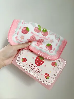 Mother Garden Strawberry Lunch Box And Handkerchief Japan Red Strawberry • $80