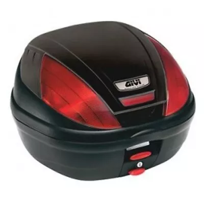 GIVI E370N  39Ltr MONOLOCK MOTORCYCLE/SCOOTER TOP CASE - BLACK • $89