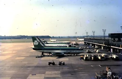 35mm Slide  Various Aircraft Manchester Airport Approx 1978 • £3.25