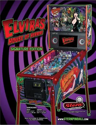 Pinball Machine STERN Elvira SIGNATURE EDITION • $45000