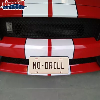 NO DRILL License Plate Mount Bracket Fit 15-UP Ford Mustang Shelby GT350/GT350R • $47.48