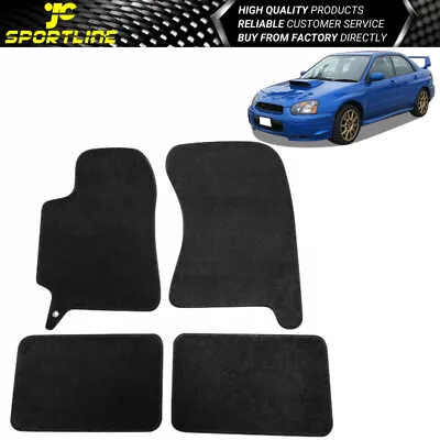 Fits 02-07 Subaru Impreza WRX OE Car Floor Mats Front & Rear Black Nylon • $49.99