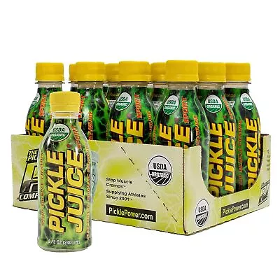 Pickle Juice Sport Stops Cramps 8 Oz 12 Pack Relieves Cramps Immediately • £20.11