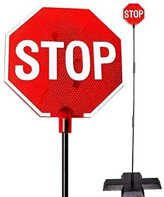 $30.62 • Buy LED Stop Sign Parking Assistant For Garage With Flashing Signal