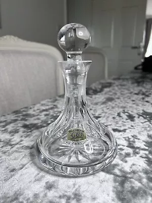 Vintage Lead Crystal Ship Decanter  - Atlantis  Portugal • £32