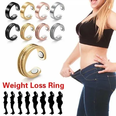 Magnetic Health Ring Keep Slim Fitness Weight Loss Ring Women Men Jewelry Gift • $1.35