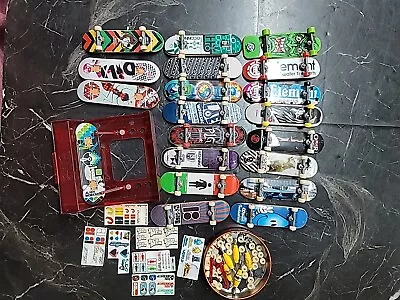 Vintage Tech Deck Lot 20 Skateboard And Accessories  • $200