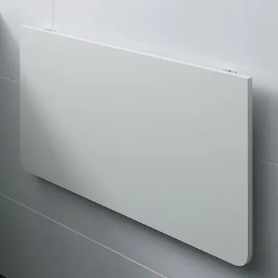 Folding Wall Mounted Floating Desk Home Kitchen Space Saving Laptop Desk 60x40cm • $28.51