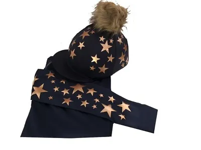 Cross Country Colours Base Layer/Silk  Navy With Rose Gold Scattered Stars  • £49.28