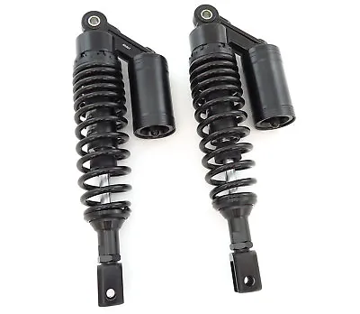 Black Remote Reservoir Honda Motorcycle Shocks - Eye To Clevis - 320mm - 330mm • $65.95