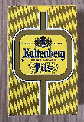 Sealed Pack Of Vintage 1980s Kaltenberg Pils Diat Lager Playing Cards Inc Jokers • $10.11