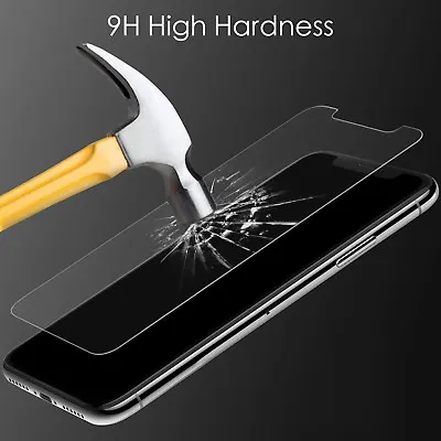 $11.96 • Buy Premium Tempered Glass Screen Protector For IPhone X 8 7 6 5/Samsung/LG G6/ HTC