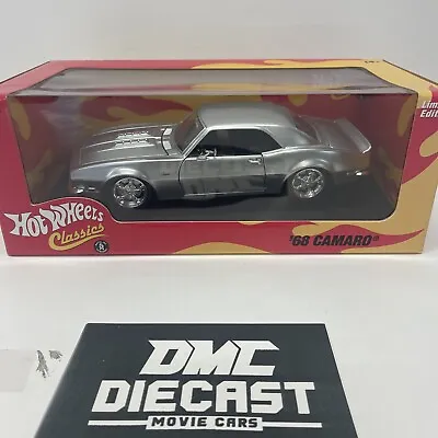 Hot Wheels  1968 Chevy Camaro 1:18 Scale Diecast Model Car New VHTF CHROME! • $190