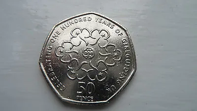 Rare 50p Girlguiding 100 Years.  • £1