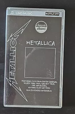 Metallica The Black Album Sony PlayStation Portable PSP UMD UK Very Rare • £15.99