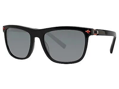 OGA MOREL Sunglasses 7867 7867O Polarized Shiny Black Orange 7867O-NO013  • $230