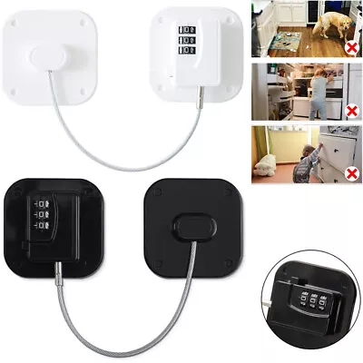 $19.98 • Buy Refrigerator Lock Digita Password Fridge Cabinet Child Safety Window Door Drawer
