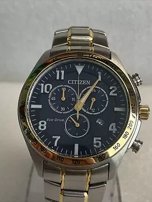 Citizen Men’s Eco Drive Stainless Steel Bracelet Watch. AT2414-51L. • $1.25