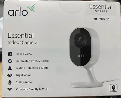 Arlo VMC2040-100NAR Essential 1080p Wired Indoor Camera • $49