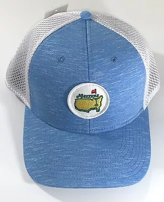 Masters Golf Trucker Hat Snapback Light Blue And White Mesh 2024 Pga New • $69.95