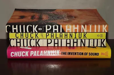 Lot Of 4 Chuck Palahniuk Books TPB/HB Fight Club Lullaby Survivor Invention Of S • $24