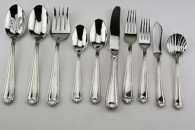 Lenox  BEAD Used 18/10 Stainless Flatware Your Choice • $6