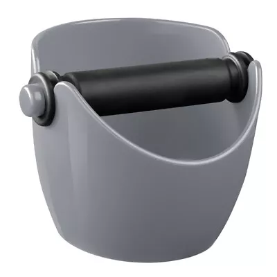 $23.95 • Buy Avanti Silver Black Coffee Knock Box Espresso Grinds Waste Tamper Bin