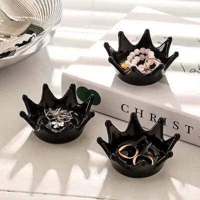 Crown Type Ceramics Ring Holder Ceramics Display Stand Jewelry Tray  Jewelry • $7.58