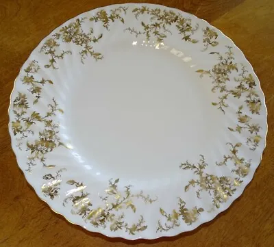 Minton England Gold Ancestral Dinner Plate 10 3/4  -Bone China • $25