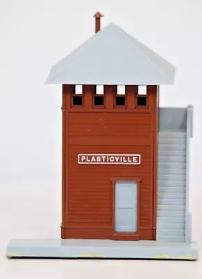 Vtg HO Scale Switch Tower Plasticville Toy Train Piece • $15.19